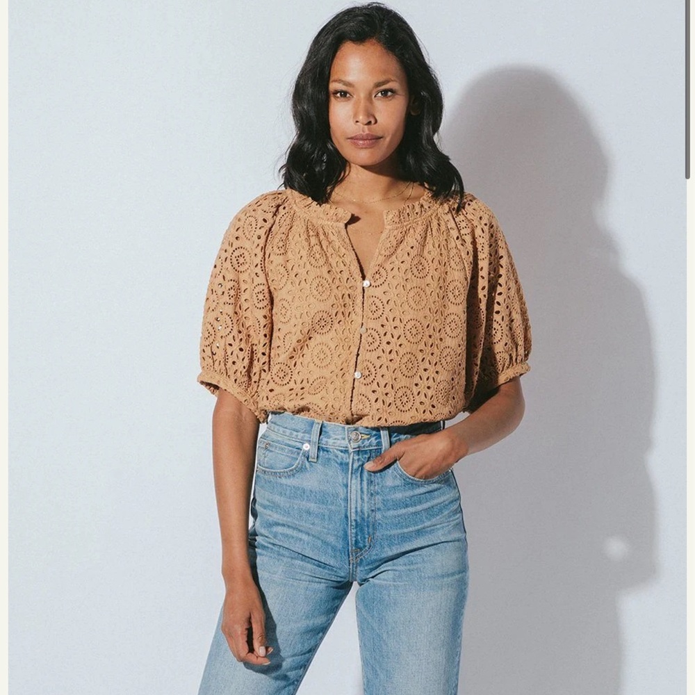 Cleobella KATE BLOUSE | WHEAT Small